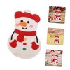 TEHAUX Christmas Snowman Embroidery Patches Unique Craft Appliques for Clothing