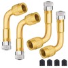 SAFELIFE Valve Stem Extenders 4 Pack, 90 Degree Schrader Tire