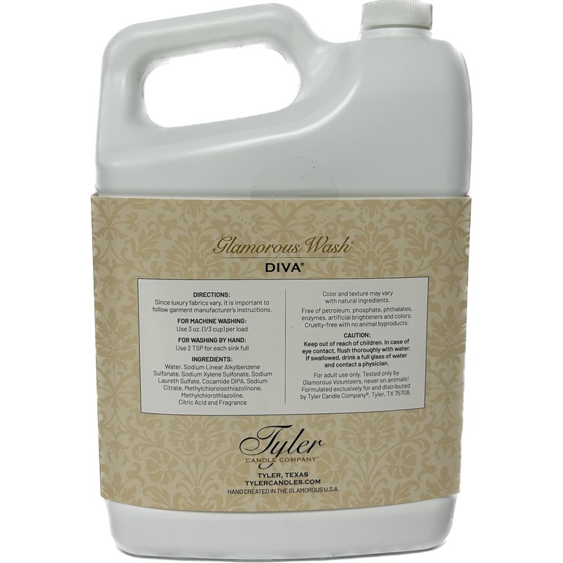 Tyler Gallon Glam Wash Laundry Detergent, Diva 128 Fl Oz
