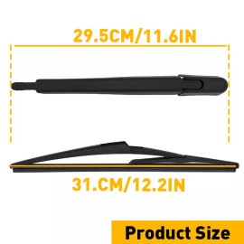 LIANGREN Rear Wiper Arm & Blade Set For Mercedes ML350 ML500 ML550 GL350 GL450 1648200844