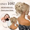 HotPro 2PC Messy Bun Scrunchies for Women's Hair Bun Extension