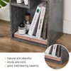 VECELO 3-Cube Open Bookcase, Small Bookshelf with Height Difference Shelves