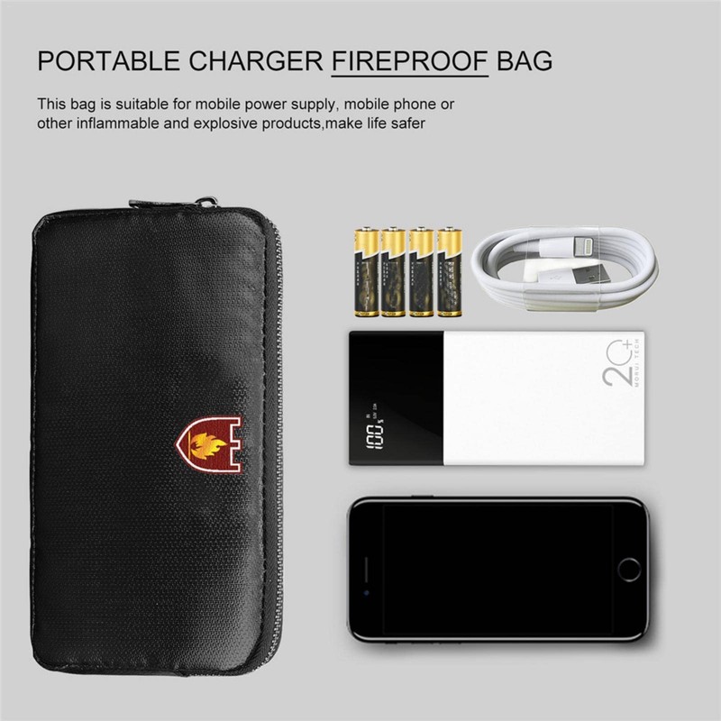 Fireproof Document Bag 1832 Fireproof Money Bag Wallet Bag Fire