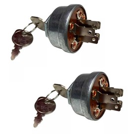 GULUANT 2 Pack Replacement AM102551 Ignition Switch for John Deere 65 66 68 S80 S82 S92 Riding Mowers JD321 111 for Honda H1011 H1011H H1011HK1 H2013SA H2013SAC H2013HK1SAC for Toro Sand Pro Aerators