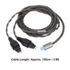 2Pin Sound Cable 3 in 1 Silver Plated Copper Cable