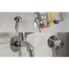 Generic 6Pcs Self Adhesive Round Escutcheon Plate 304 Stainless Steel