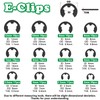 Aienxn 330PCS Snap Rings Assortment Kit, E Clips Assortment Kit