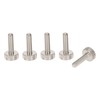 PrecisionGeek - Thumb Screws M6 x 15mm, Aluminium, Head 10mm