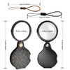 2PCS 15X Magnifying Glass Loupe Small Pocket Magnifying Lenses Glass