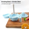 10 Pieces/Set Baby Food Masher Manual Fruit Grinding Bowl Travel