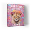 Ooeiiiy Cute Pink Lion Wall Decor - Just Girl Loves