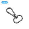 sourcing map 10Pcs Swivel Clasps, 0.8 Inch Oval Ring Lobster