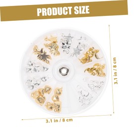 OATIPHO Diy Nail Art Pendant Decor Punch Pendant Nail Piercing Tool Materials for Long-lasting Use