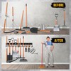 ELEAD 68'' All Metal Adjustable Garden Tool Organizer: Garage Tool