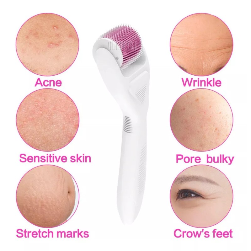 6 in 1 DermaRoller Kit 5 Dermaroller Cara Colágeno Estrías