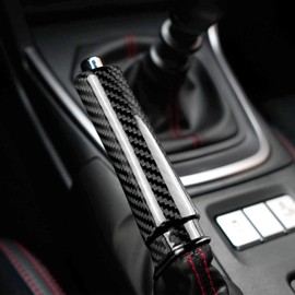 AIRSPEED Toyota GR86 ZN8 Subaru BRZ ZD8 2021 2022 2023 2024 Accessory Parts Carbon Fiber Car Handbrake Cover Grip Handle Lever Subaru BRZ Toyota GR86 Interior Parts Scratch Resistant Protection