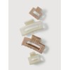 [JAJU JAJU] Patterned square hair clip stand, brown / [JAJU자주]
