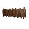 GOGREEBELL Natural Wood Wall Mounted Piano Coat Rack| Coat Rack