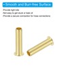 PATIKIL Brass Compression Insert, 25 Pcs 4mm OD x 2.5mm