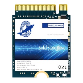 Dogfish SSD 512GB M.2 2230 NVMe PCIe Gen 3.0 x4 Internal Solid State Drive, Gaming SSD, Compatible with Steam Deck Surface Pro Ultrabook Laptop (M.2 2230 PCIe, 512GB)