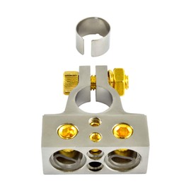 Universal Dual 1/0 & 8 Gauge Positive or Negative Battery Terminal (1 Pack)