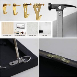 Tiardey Picture Hanging Kit with Screws, Nails, D-Rings, Hooks, Wires, Sawtooth Hangers and High Performance Hooks, Pack of 224