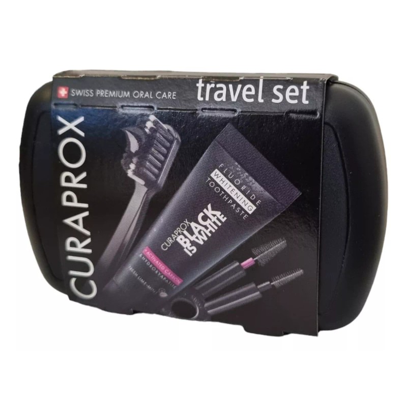 Curaprox Set De Viaje Black Is White Curaprox