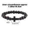 JJDreams Wooden Bead Bracelet Women's Buddha Meditation Bracelet Lava Rock