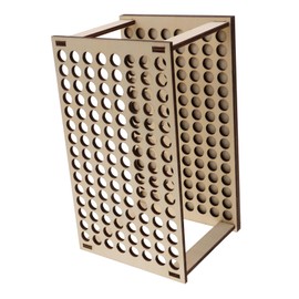 Operitacx Für Farbstifte Schreibwaren Büro Stifthalter Organizer Zur Aufbewahrung Von Pinseln Modell-farbregal Studenten-pinselständer Pinselhalter Werkzeug Beige Hölzern