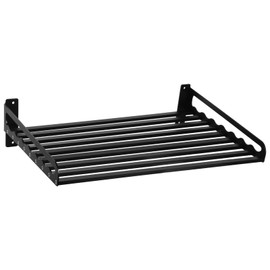 Microwave Oven Rack, 23.6 x 15.6 Inches Shelf Rack for Microwave Wall Mount, Wall-Mounted Electric Oven Holder Shelf Kitchen Wall Pot Pan Rack