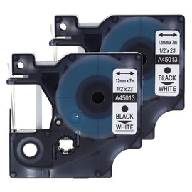 Compatible for Dymo Label Tape Cassette 45013 (Pack of 2)