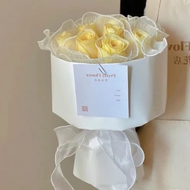 Flower Wrapping Paper Roll, Florist Supplies, Waterproof Floral Bouquet Wrap Kraft Paper, Christmas Gift Packaging, Gift Box Packing,105g Thicken Flower Shop DIY Crafts Materials 23.23 x 288 inches 22