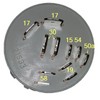 Universal Ignition Switch 12/24 Volt Incandescent Switch for Agricultural Machinery