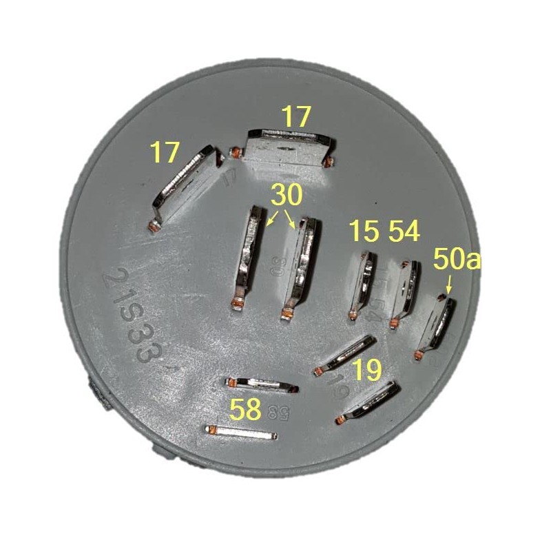 Universal Ignition Switch 12/24 Volt Incandescent Switch for Agricultural Machinery