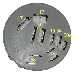 Universal Ignition Switch 12/24 Volt Incandescent Switch for Agricultural Machinery and Construction Machines such as Deutz DX 07 Same Case Zettelmeyer Schaeff with 2 Keys 14603/603