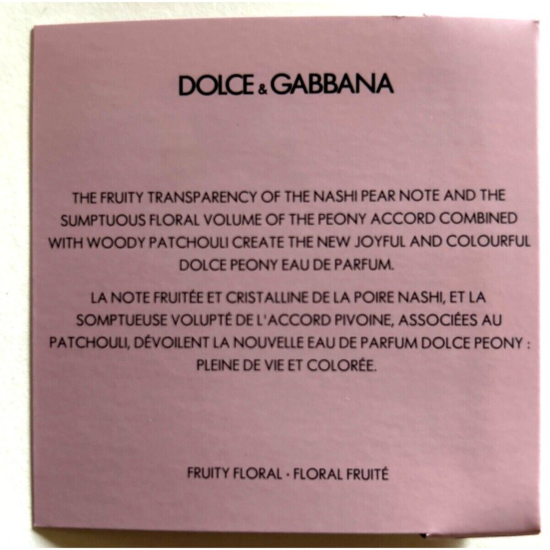 Dolce&Gabbana Dolce & Gabbana Dolce Collection Women’s Perfume Sample Spray