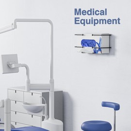 niffgaff niffgaff Glove Box Dispenser Wall Mount - Black Holder for Disposable & Tissue Box, Organizer Lab, Kitchen, Medical on