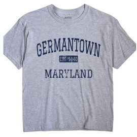 Germantown Maryland T-Shirt EST 3X Grey