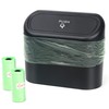 Einesin Car Trash Can, Mini Car Organizer Bin with Lid