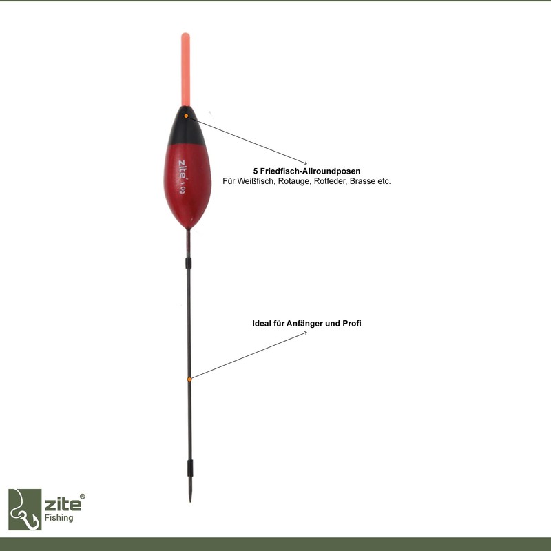 Zite Fishing Fishing Set - Ready Assembly Friedfish Fishing -
