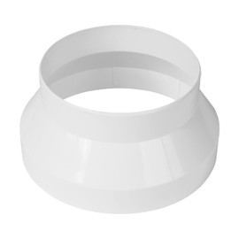 Repa Market Riduttore per canale da 125 a 100 mm, in plastica ABS, connettore per aria di scarico HVAC, climatizzatore, sistemi di ventilazione – tubo in PVC, tubo di condizionamento/tubo di scarico
