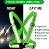 Reflective Vest,4 Pack Light Up Running Gear with Reflector Armbands,High