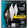 EcoSmart 60W Dimmable LED Vintage Edison Light Bulb Bright White