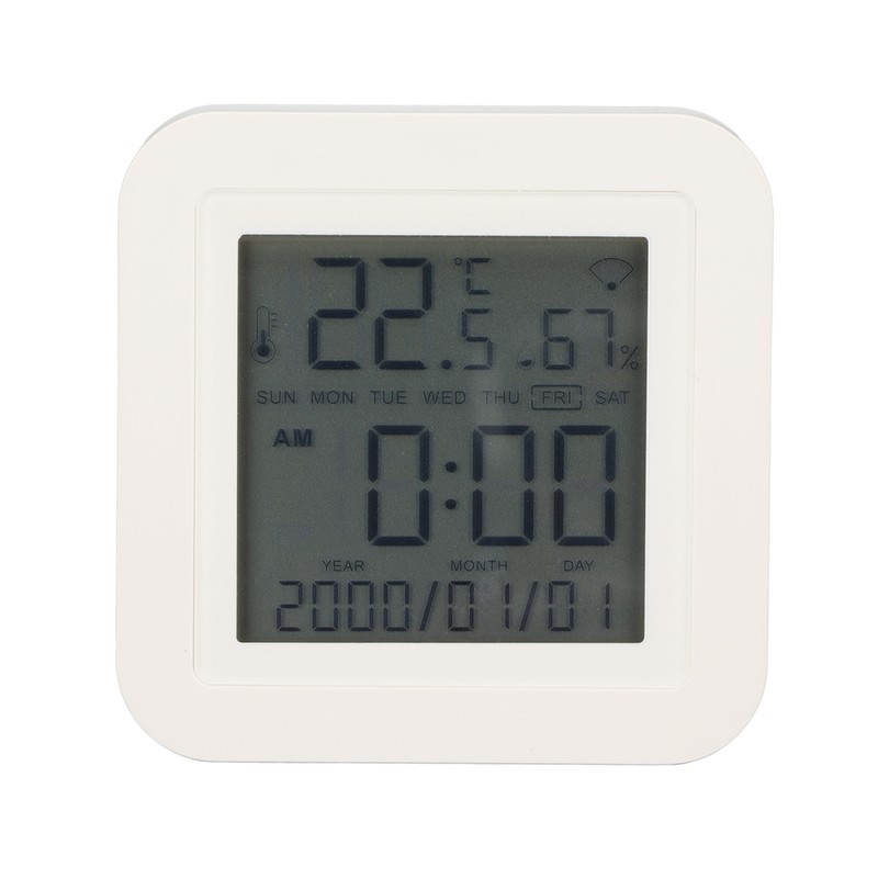 Smart WiFi Temperature Humidity Sensor 2.4GHz Wireless Phone Remote for