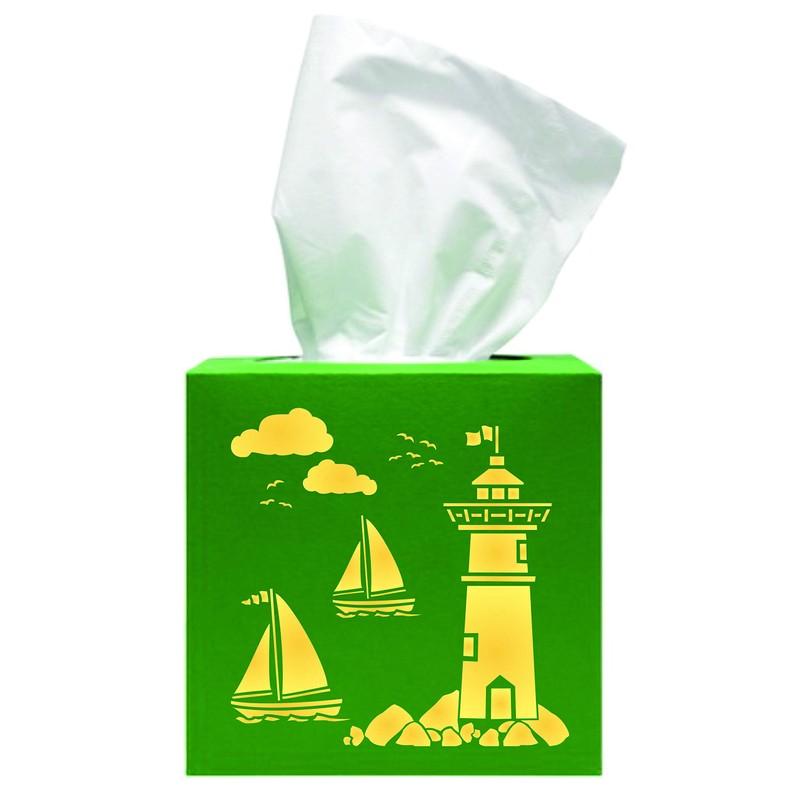 Lighthouse Stencil, 11,4 x 11,4 cm - Nubes náuticas de