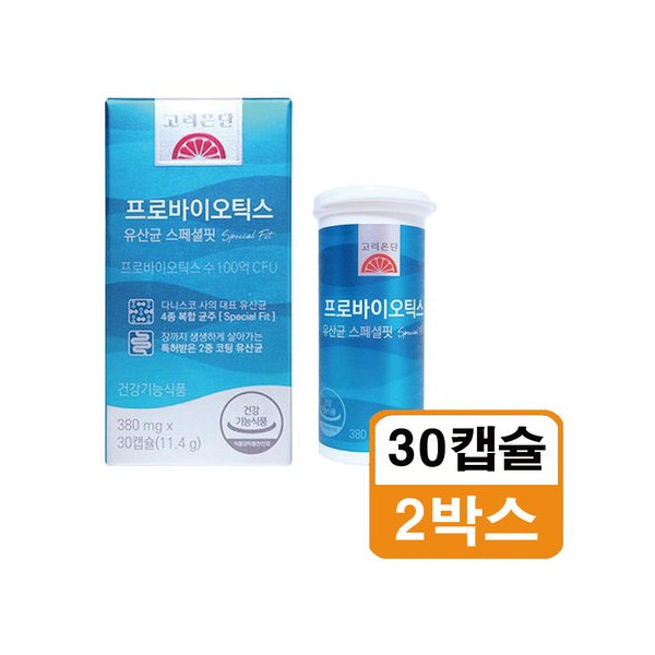 Korea Eundan Probiotics Lactobacillus Special Fit 380mg x 30 capsules 2 boxes