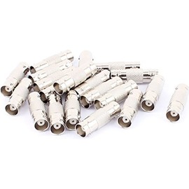 20Pcs CCTV Security BNC Female to BNC Female Coaxial Coupler Straight Adapter Quick USA Shipping