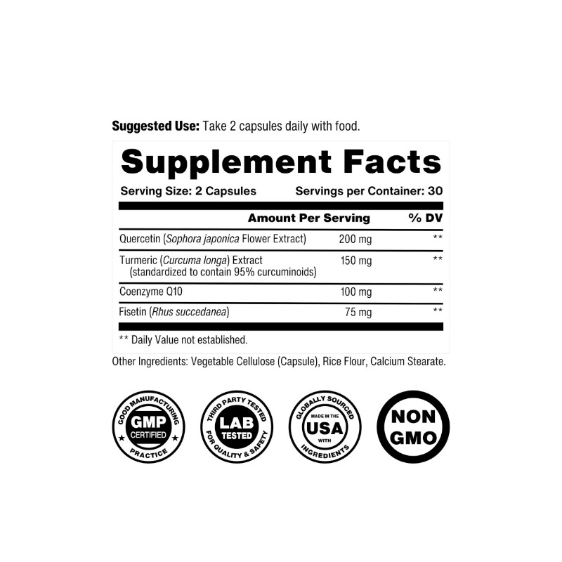 Celly Senolytic Complex | Longevity & Anti-Aging Supplement for Healthy