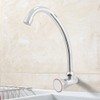 G1/2in Zinc Alloy Wall Mounted Single Hole Sink Cold Tap
