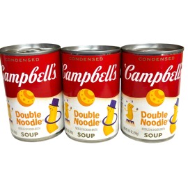 Campbell's Double Noodle Condensed Soup 10.5 oz (3 cans)